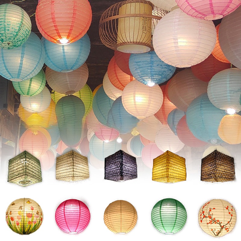 Japanese 30cm Printed Flower R - Japanese Lantern Paper 评论和价格