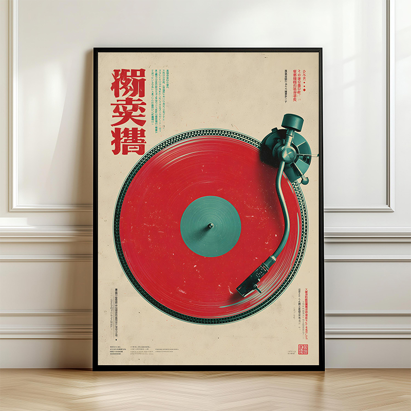 Japanese Vinyl Record Retro Mu - Japanese Lifestyle Gifts 评论和价格