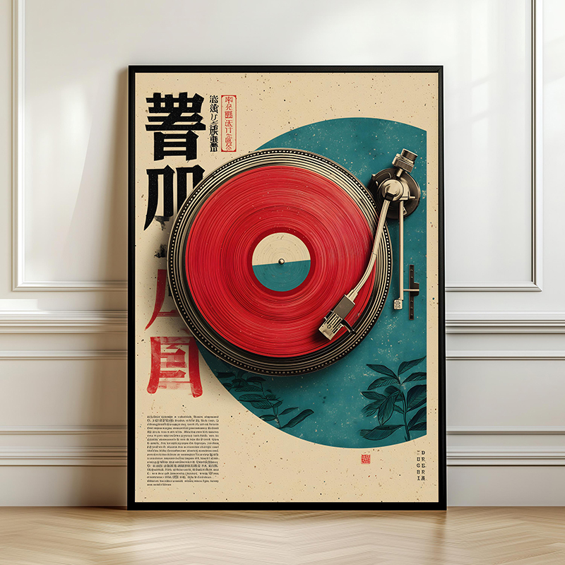 Japanese Vinyl Record Retro Mu - Japanese Lifestyle Gifts 评论和价格