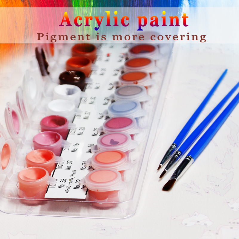 1PCS frameless Painting by Num - Japanese Lifestyle Gifts 评论和价格