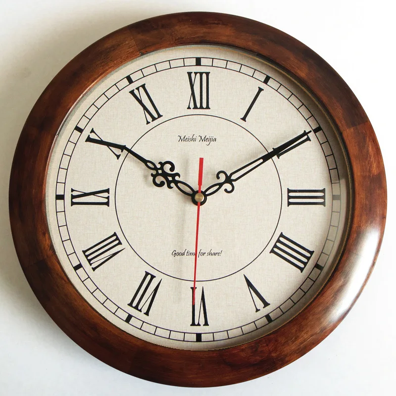 Japanese Style Wall Clock Vint - Japanese Lifestyle Gifts 评论和价格