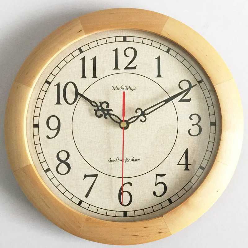 Japanese Style Wall Clock Vint - Japanese Lifestyle Gifts 评论和价格