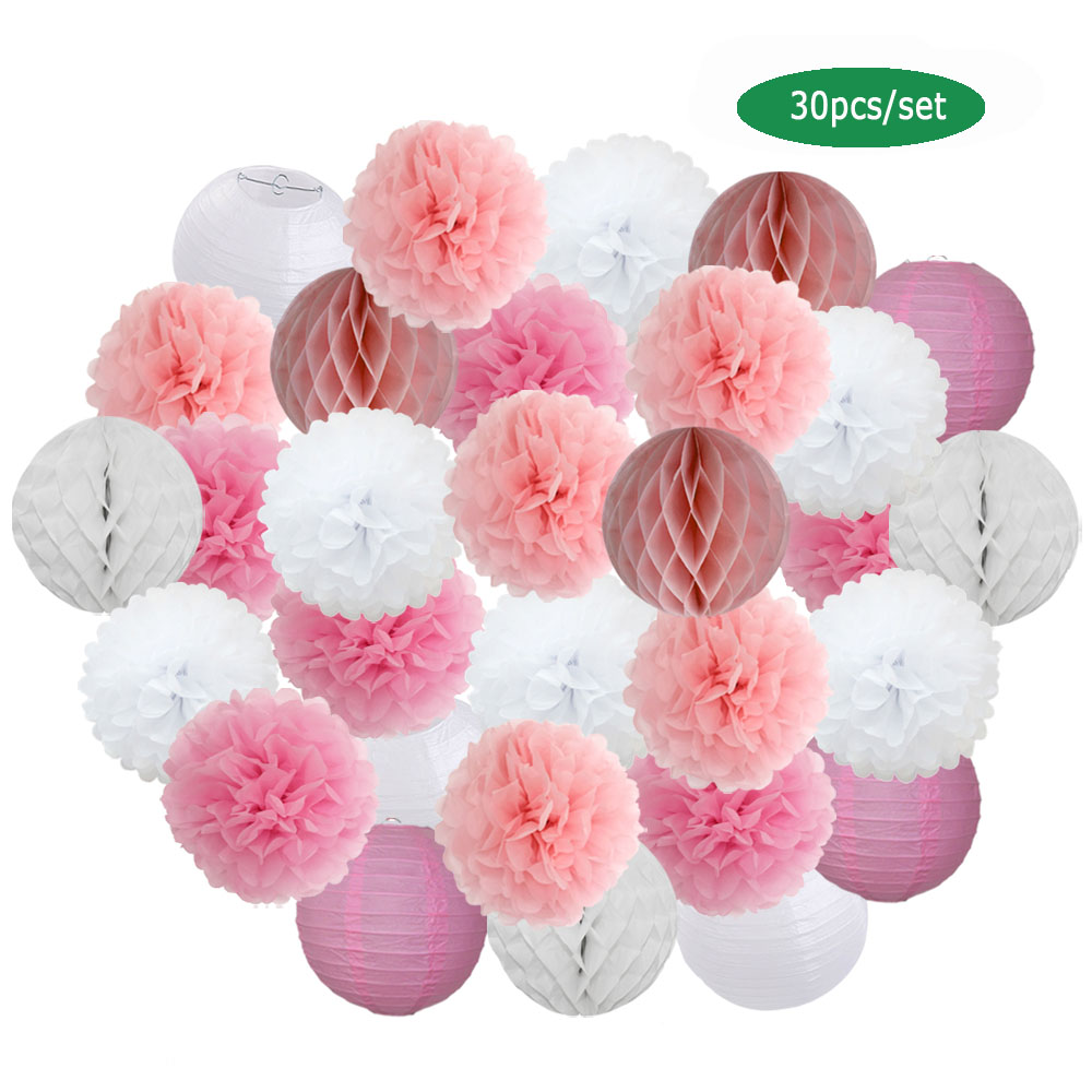 30pcs/Set Holiday Festival Dec - Japanese Lantern Paper 评论和价格