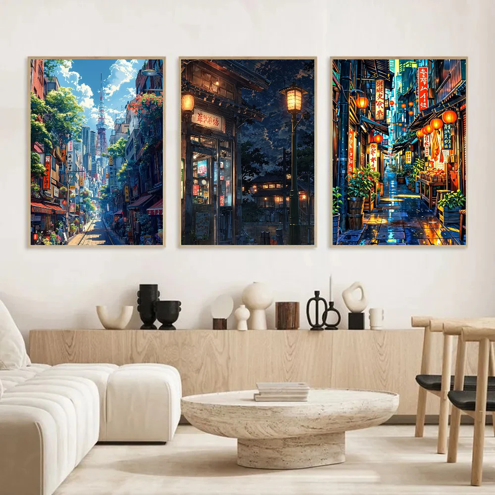 Manga Style Japanese Street La - Japanese Lifestyle Gifts 评论和价格