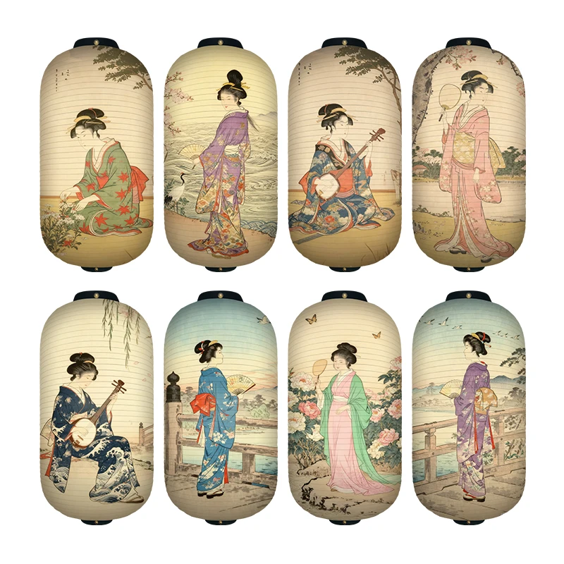 1PC Japanese Court Lady Patter - Japanese Lantern Paper 评论和价格