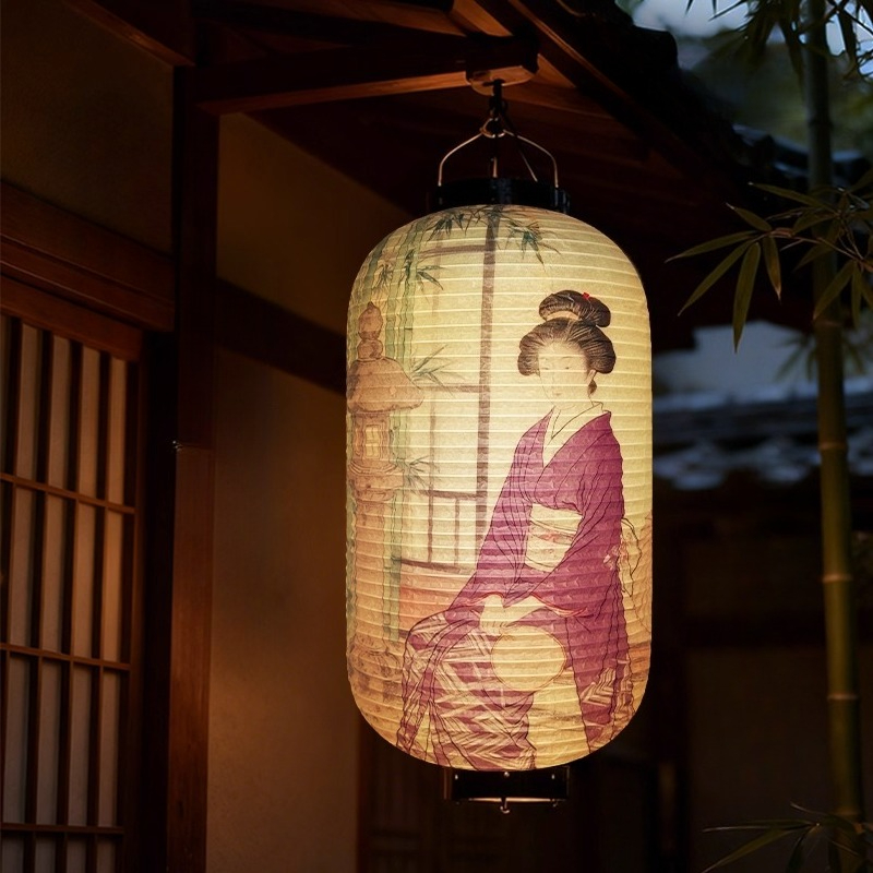 1PC Japanese Court Lady Patter - Japanese Lantern Paper 评论和价格