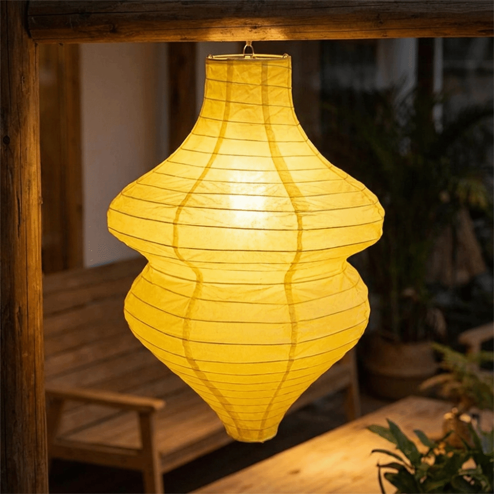 Creative Vintage Flower Bottle - Japanese Lantern Paper 评论和价格